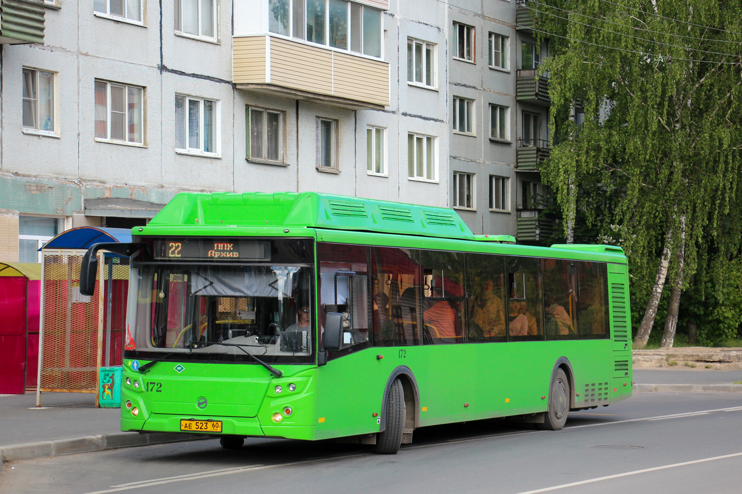 Псковская область, ЛиАЗ-5292.67 (CNG) № 172