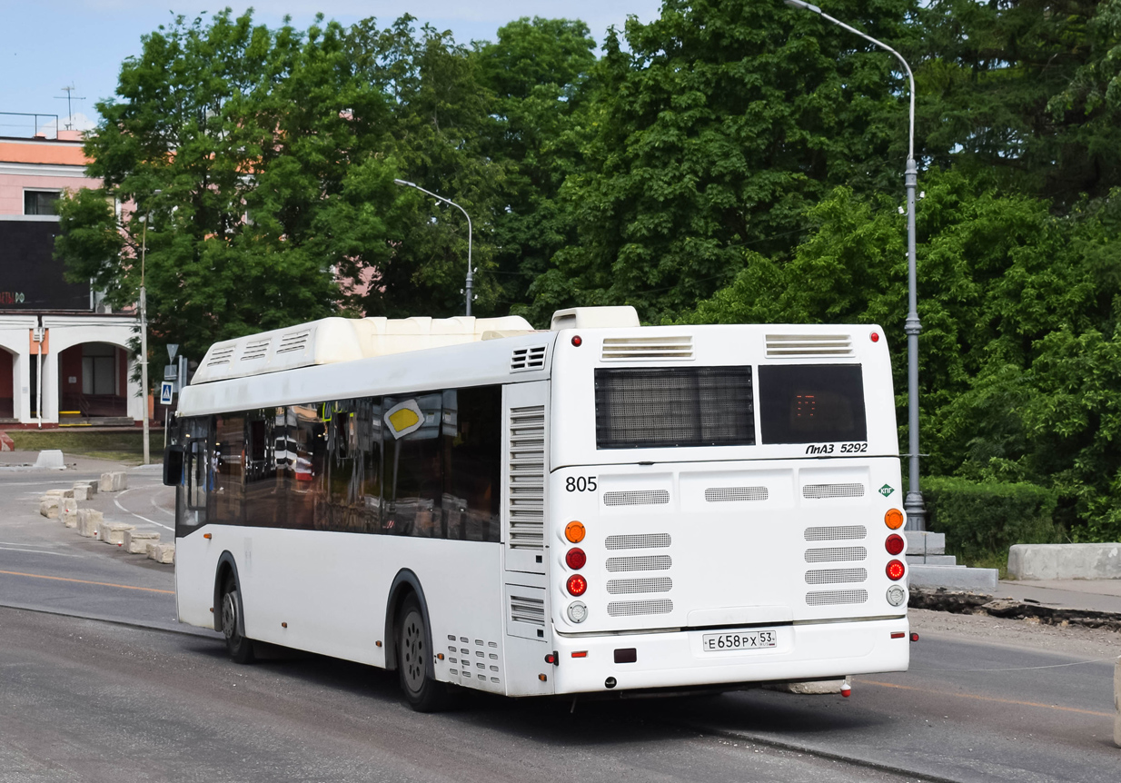 Новгородская область, ЛиАЗ-5292.67 (CNG) № 805