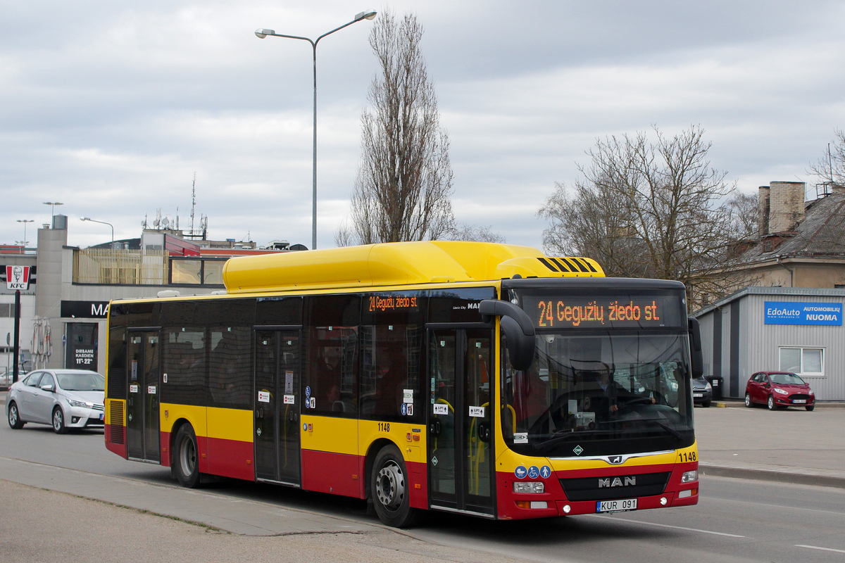 Литва, MAN A21 Lion's City NL273 CNG № 1148