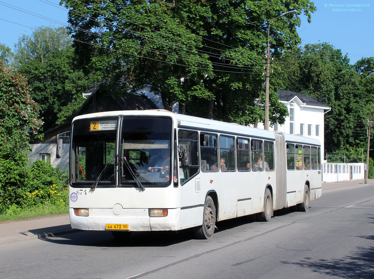 Псковская область, Mercedes-Benz O345G № 674