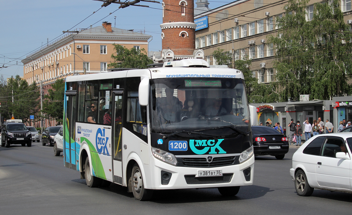 Omsk region, PAZ-320435-04 "Vector Next" # 1200