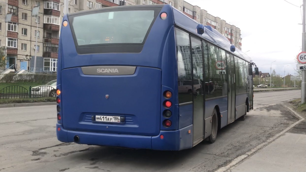 Ханты-Мансийский АО, Scania OmniLink II (Скания-Питер) № М 411 АУ 186