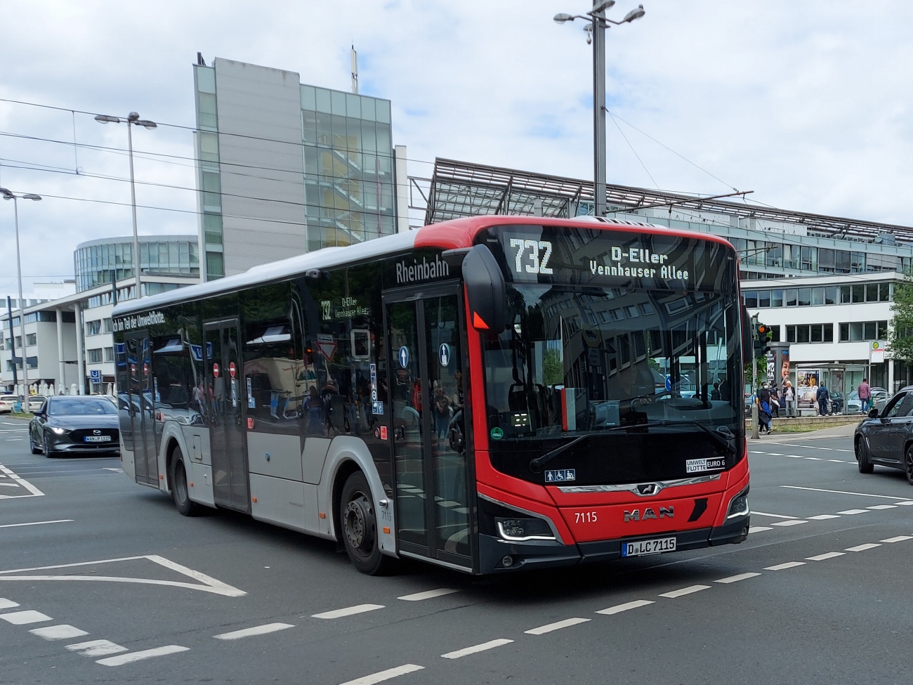 Северный Рейн-Вестфалия, MAN 12C Lion's City 12 NL330 EfficientHybrid № 7115