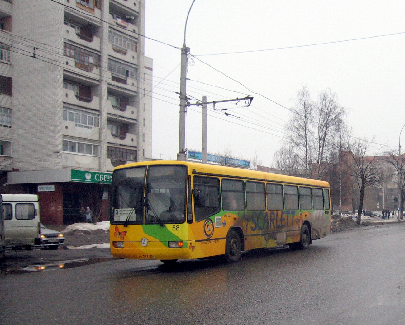 Вологодская область, Mercedes-Benz O345 № 58