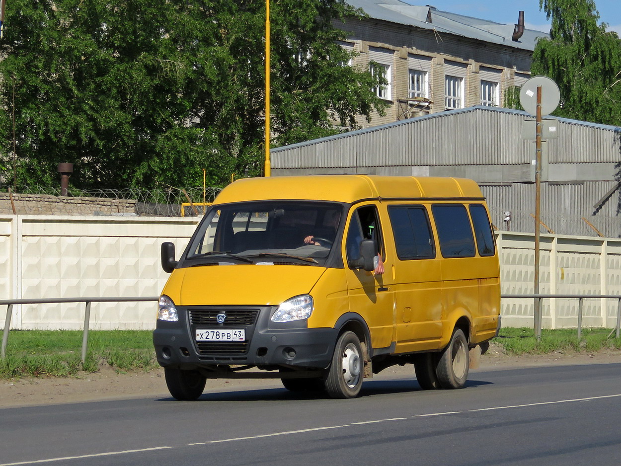 Кировская область, ГАЗ-322132 (XTH, X96) № Х 278 РВ 43