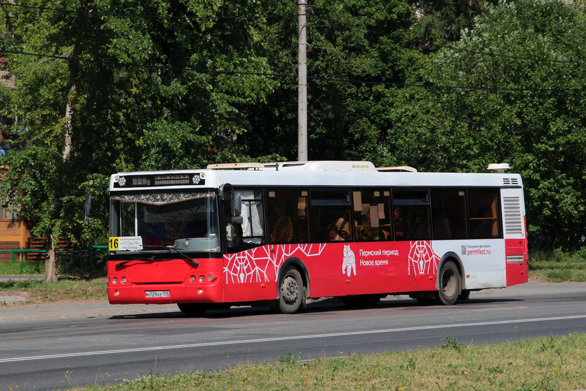 Kraj Permski, LiAZ-5292.22 (2-2-0) Nr М 729 ХЕ 159