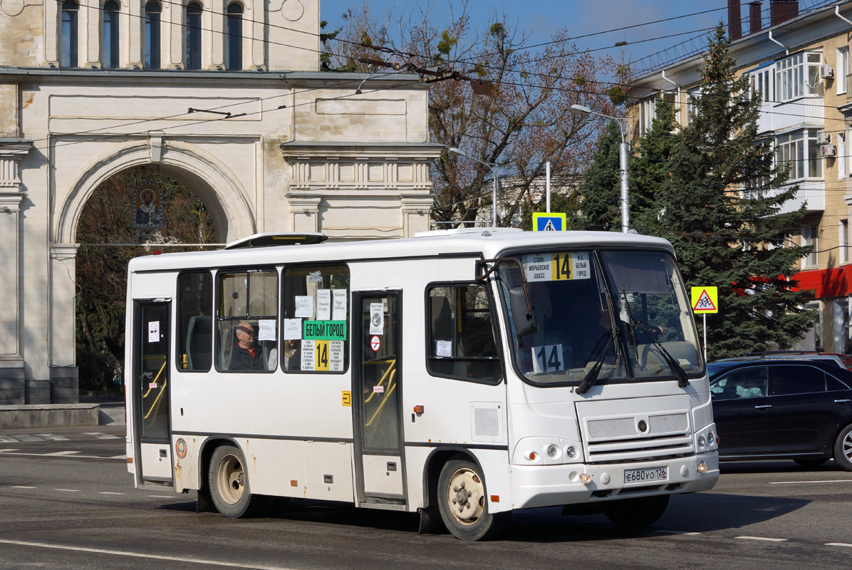 Ставропольский край, ПАЗ-320302-08 № Е 680 УО 126