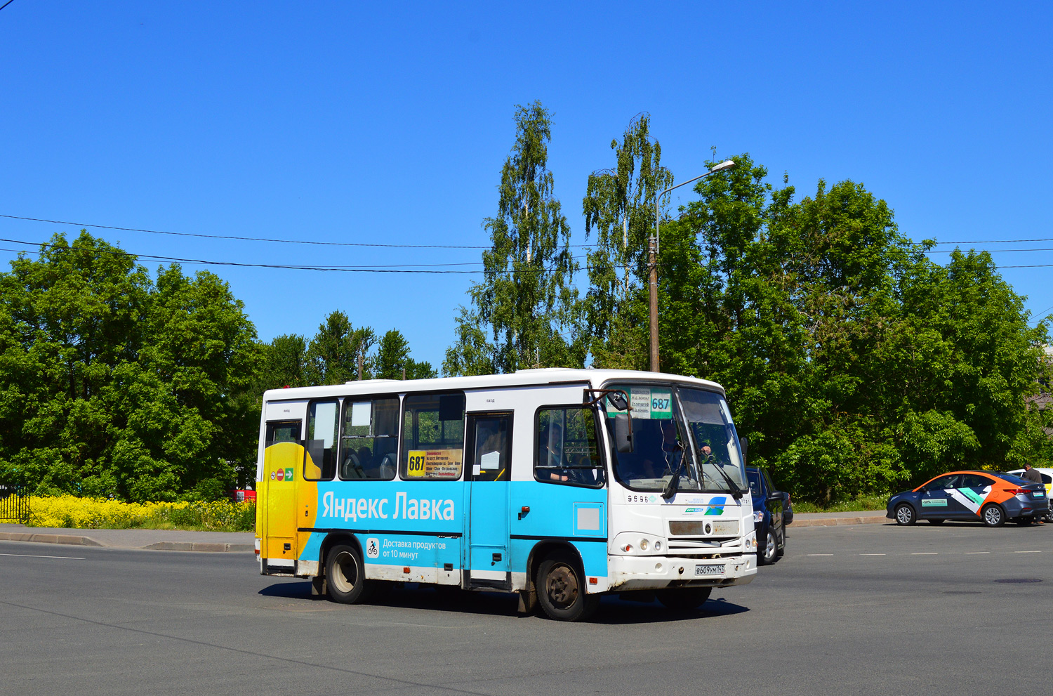 Санкт-Петербург, ПАЗ-320302-11 № 9698