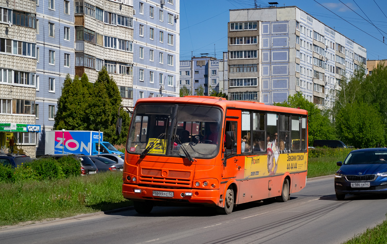 Рязанская область, ПАЗ-320412-05 № С 999 РС 62