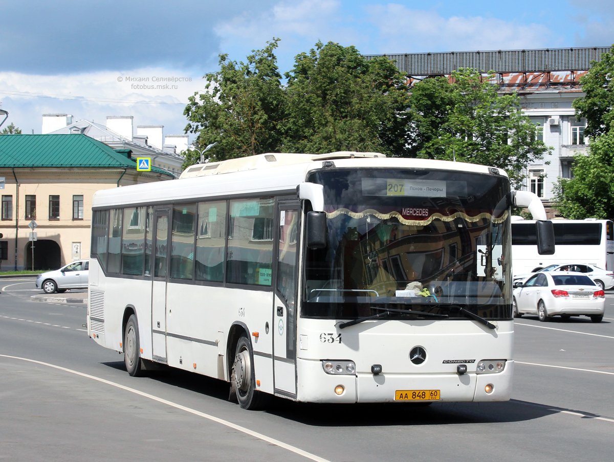 Псковская область, Mercedes-Benz O345 Conecto H № 634