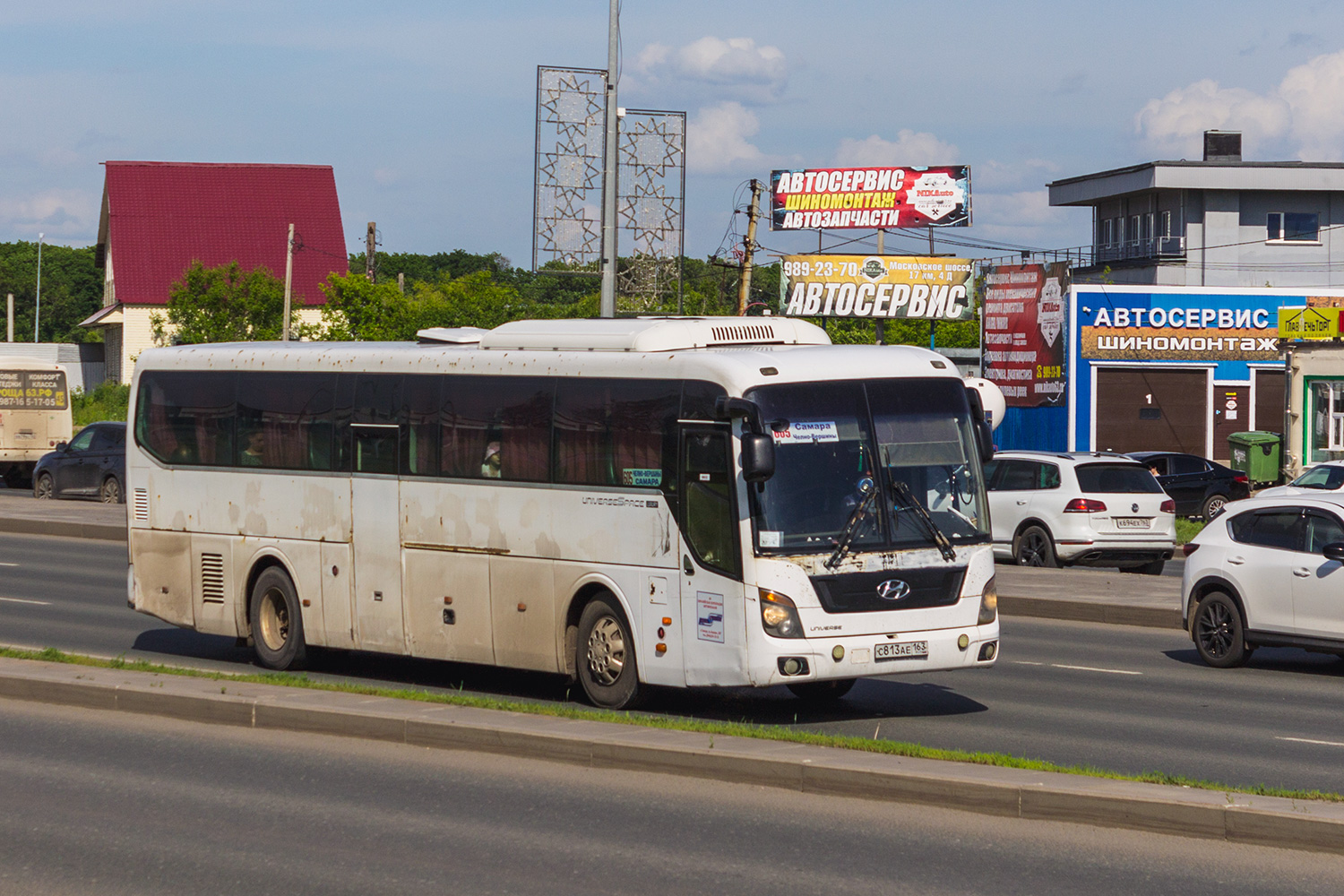 Самарская область, Hyundai Universe Space Luxury № С 813 АЕ 163