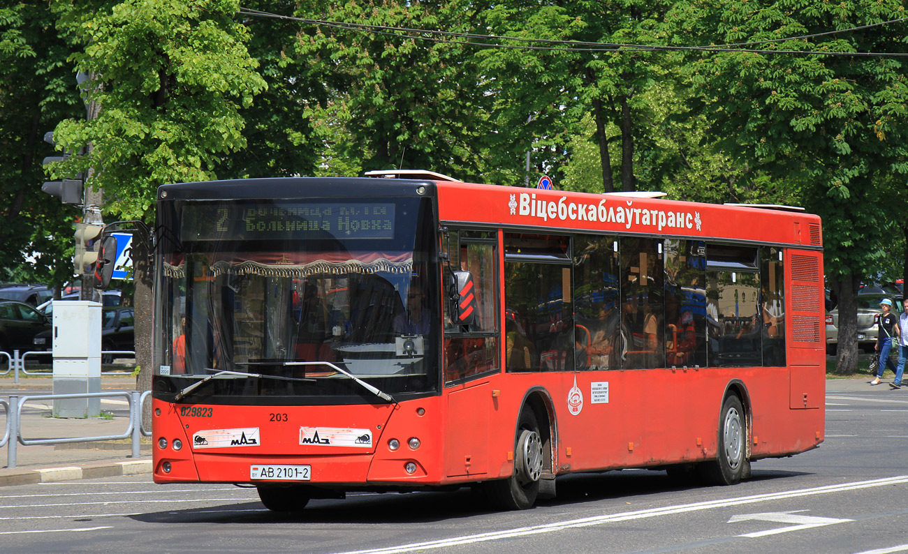 Віцебская вобласць, МАЗ-203.067 № 029823