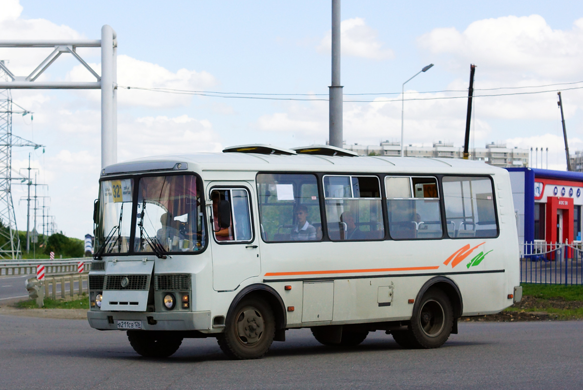 Ставропольский край, ПАЗ-32054 № В 211 СВ 126