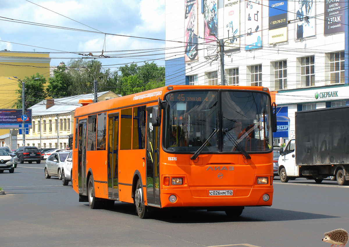 Нижегородская область, ЛиАЗ-5293.60 № 15376