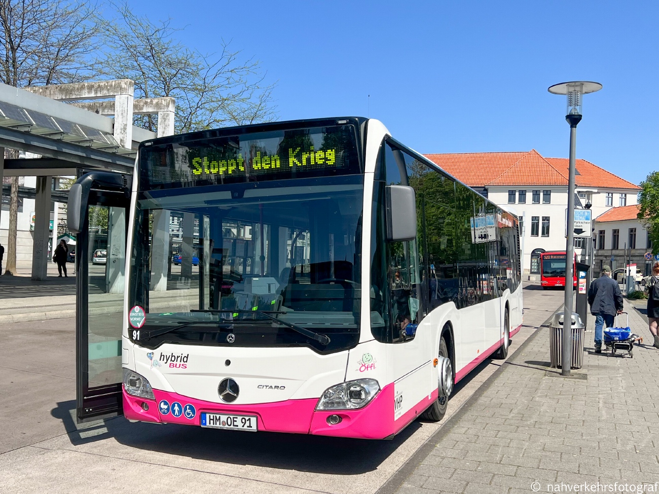 Нижняя Саксония, Mercedes-Benz Citaro C2 hybrid № 91