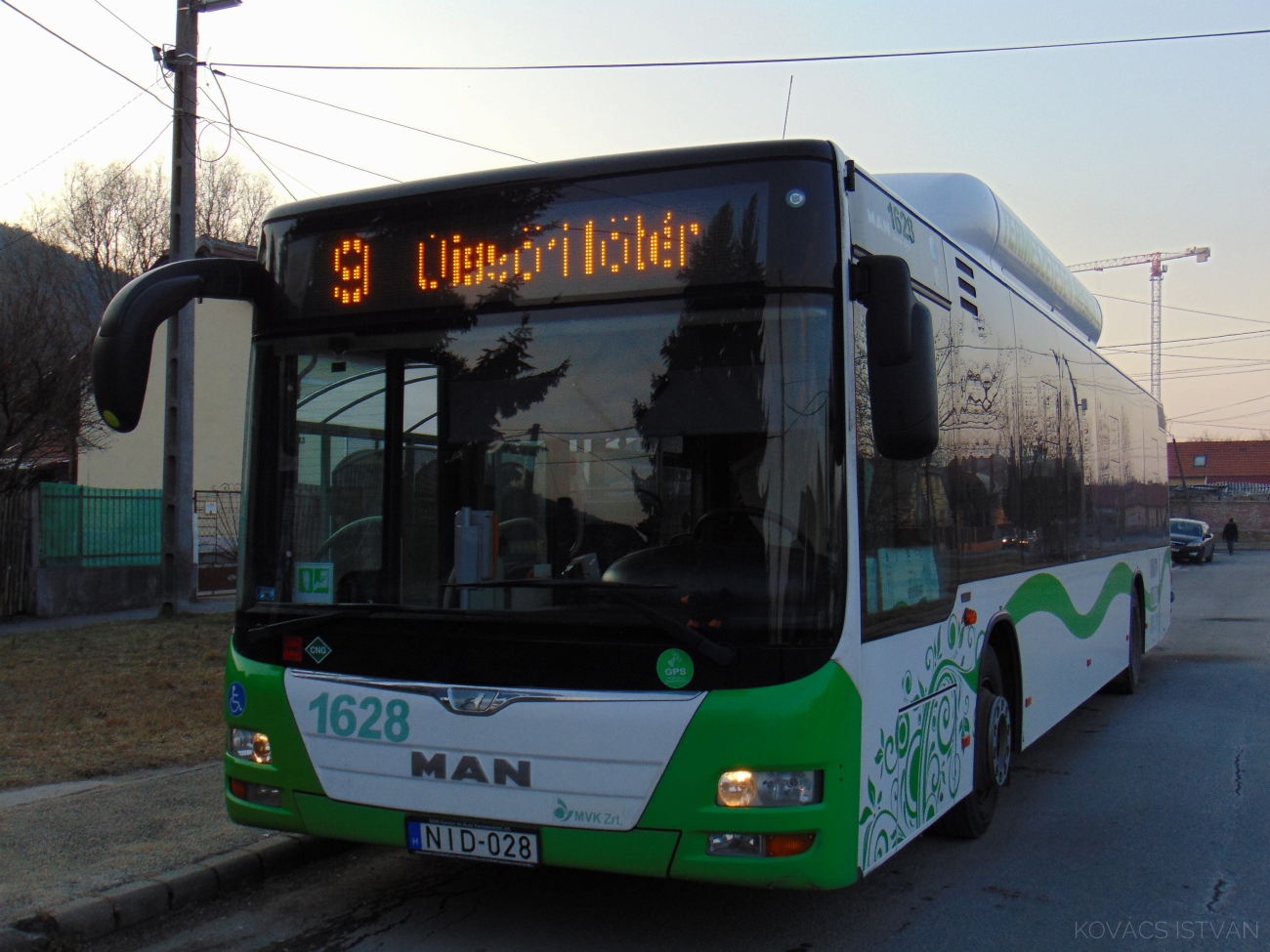 Венгрия, MAN A21 Lion's City NL273 CNG № 1628