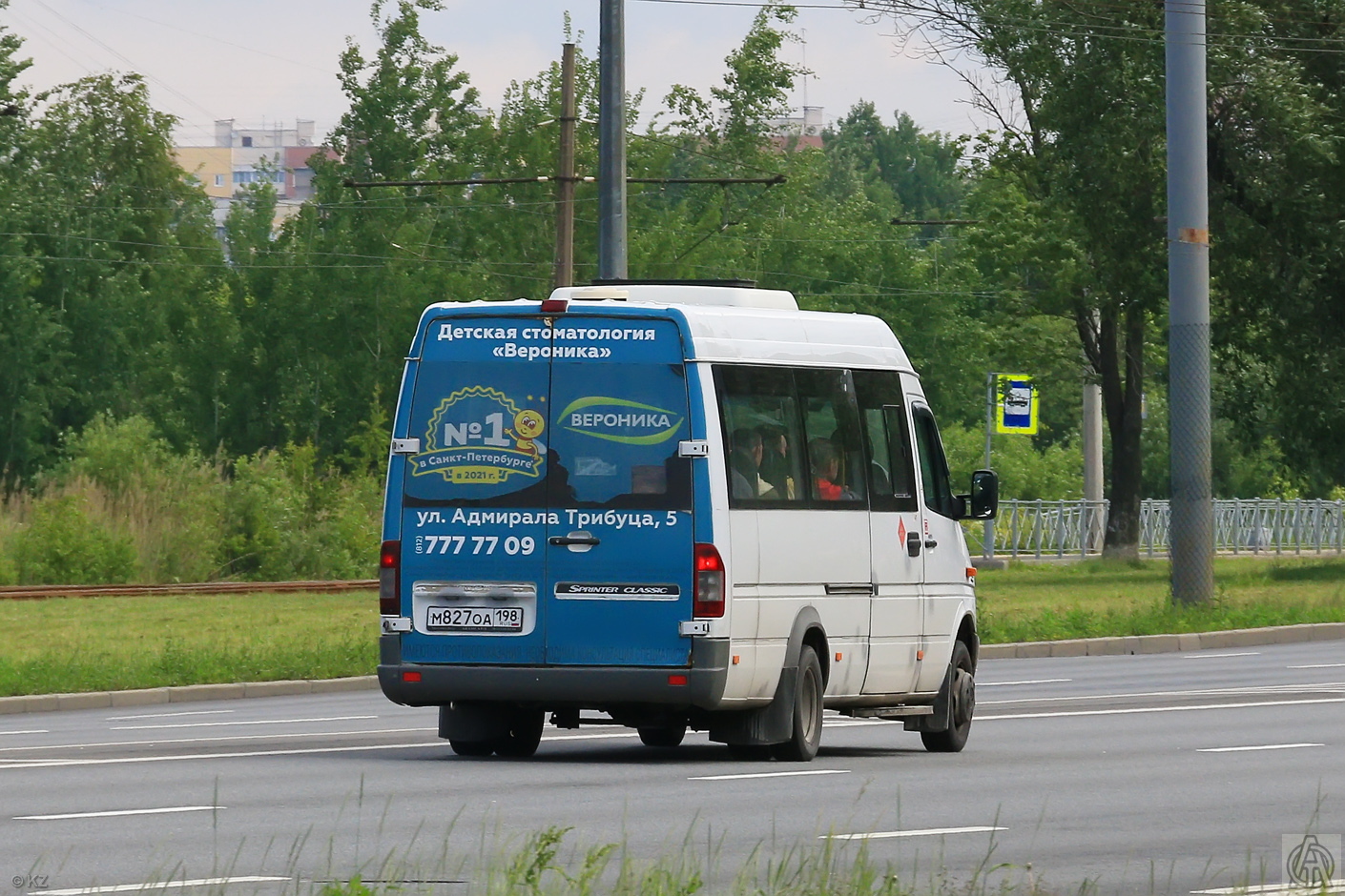 Санкт-Петербург, Луидор-223237 (MB Sprinter Classic) № М 827 ОА 198