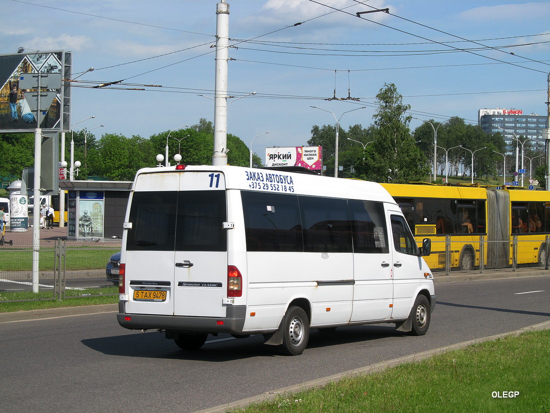 Минская область, Mercedes-Benz Sprinter № 5 ТАХ 9478 Минская область, Mercedes-Benz Sprinter № 5 ТАХ 9478