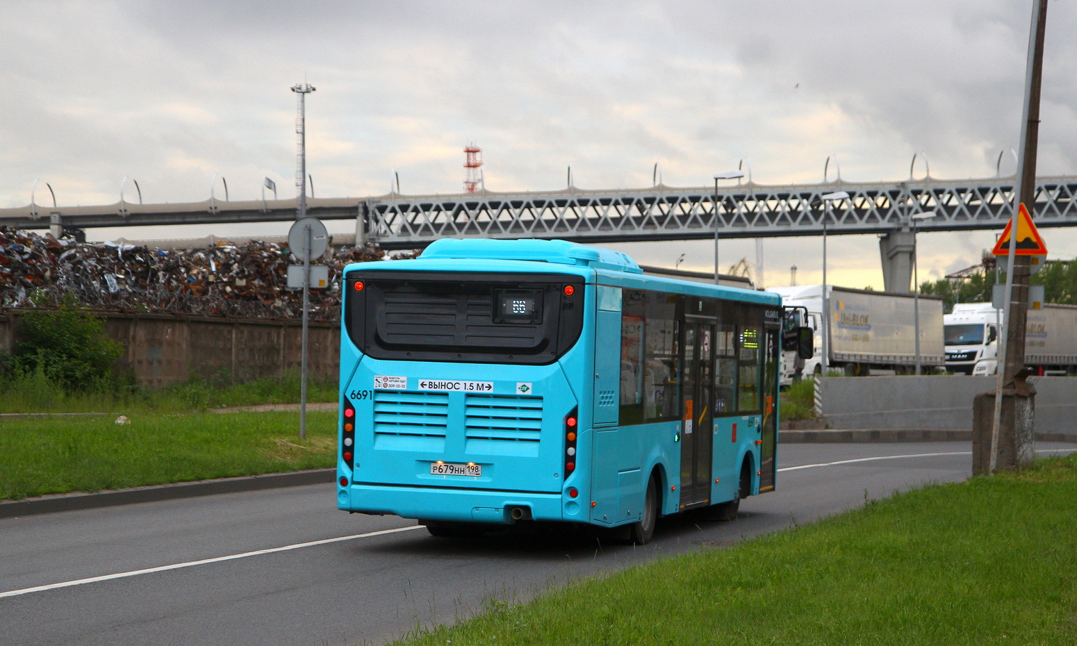 Sankt Peterburgas, Volgabus-4298.G4 (LNG) Nr. 6691
