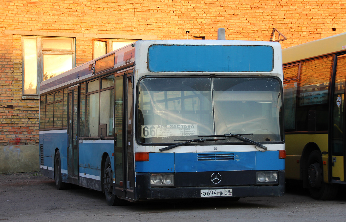 Пензенская область, Mercedes-Benz O405N2 № О 694 МК 58