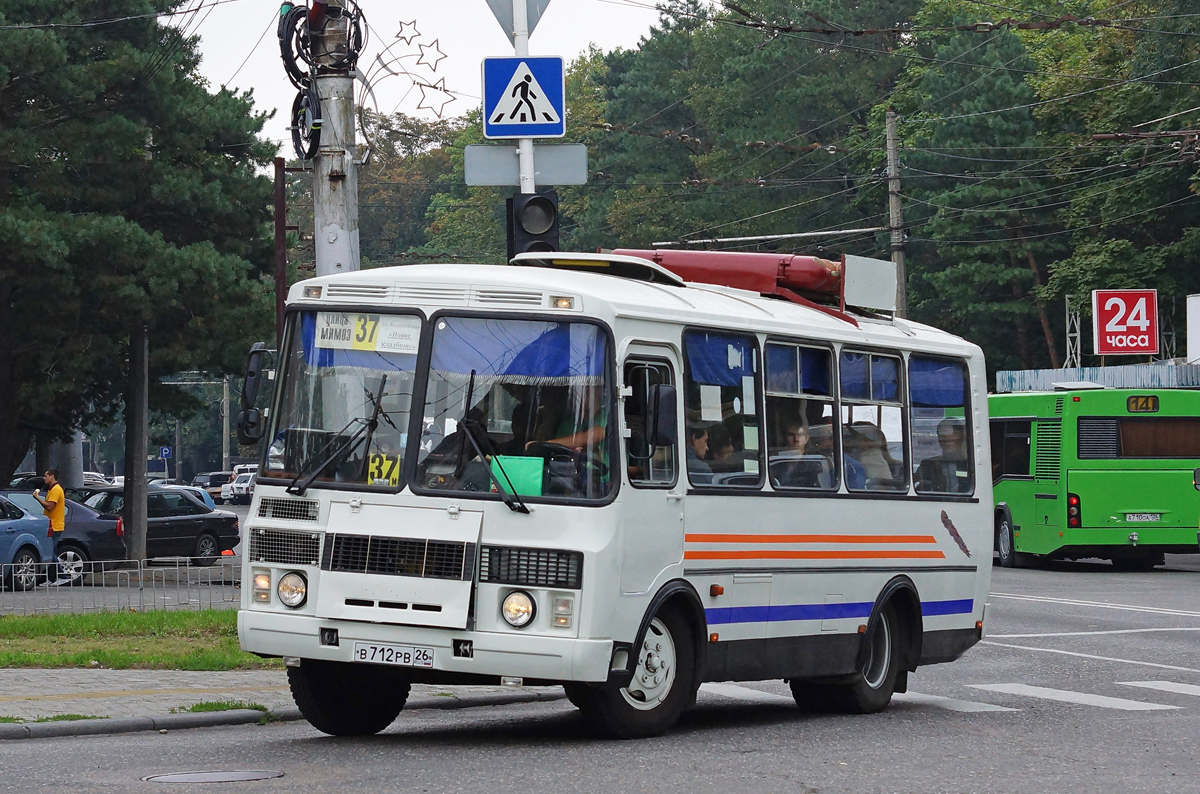 Ставропольский край, ПАЗ-32054 № В 712 РВ 26