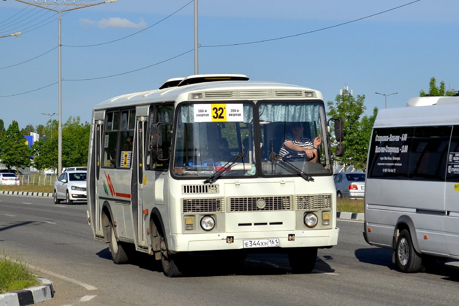 Ставропольский край, ПАЗ-32054 № Е 344 ХН 161