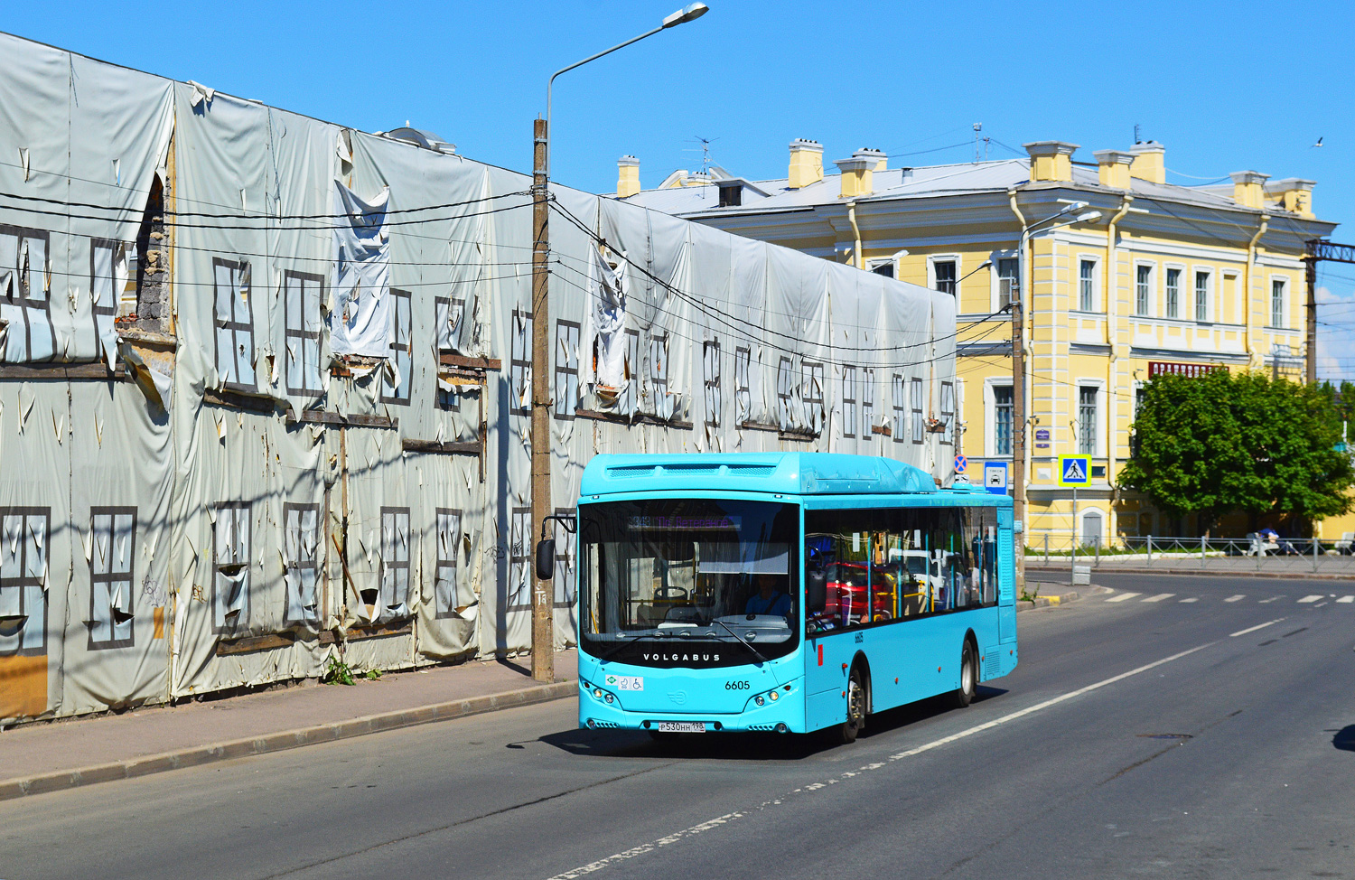 Санкт-Пецярбург, Volgabus-5270.G4 (CNG) № 6605