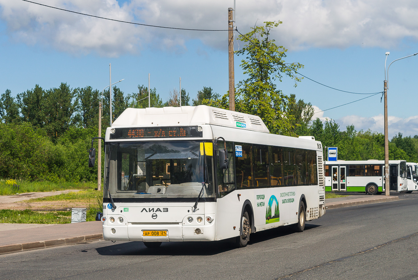 Санкт-Петербург, ЛиАЗ-5292.67 (CNG) № 4498