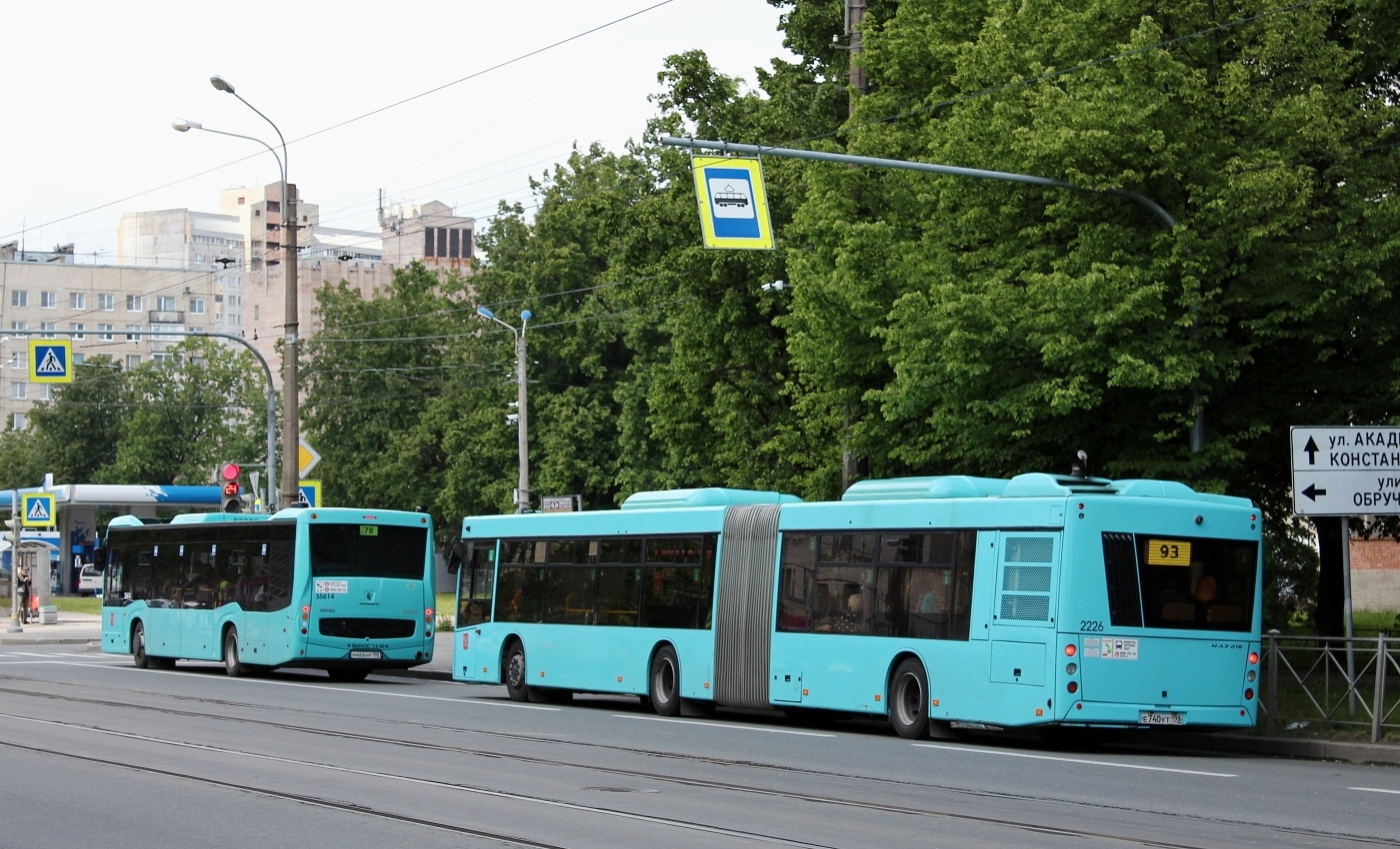 Санкт-Петербург, МАЗ-216.066 № 2226