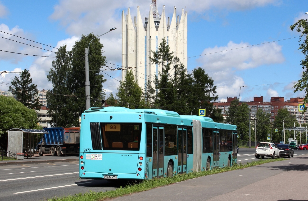 Санкт-Петербург, МАЗ-216.066 № 2472