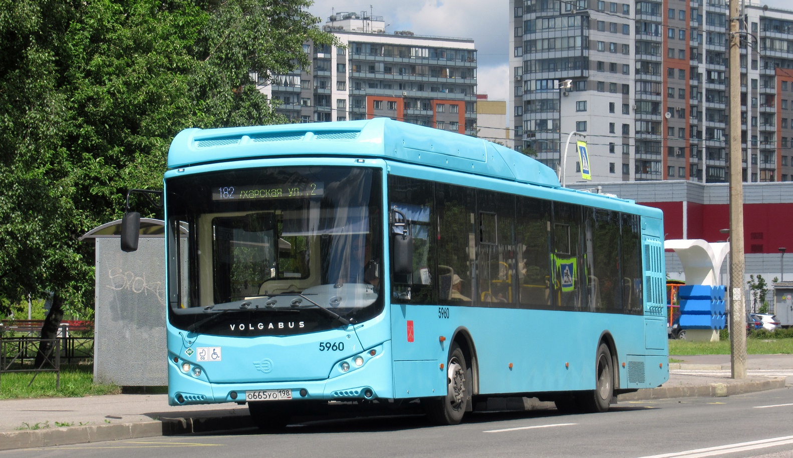 Санкт-Петербург, Volgabus-5270.G2 (CNG) № 5960