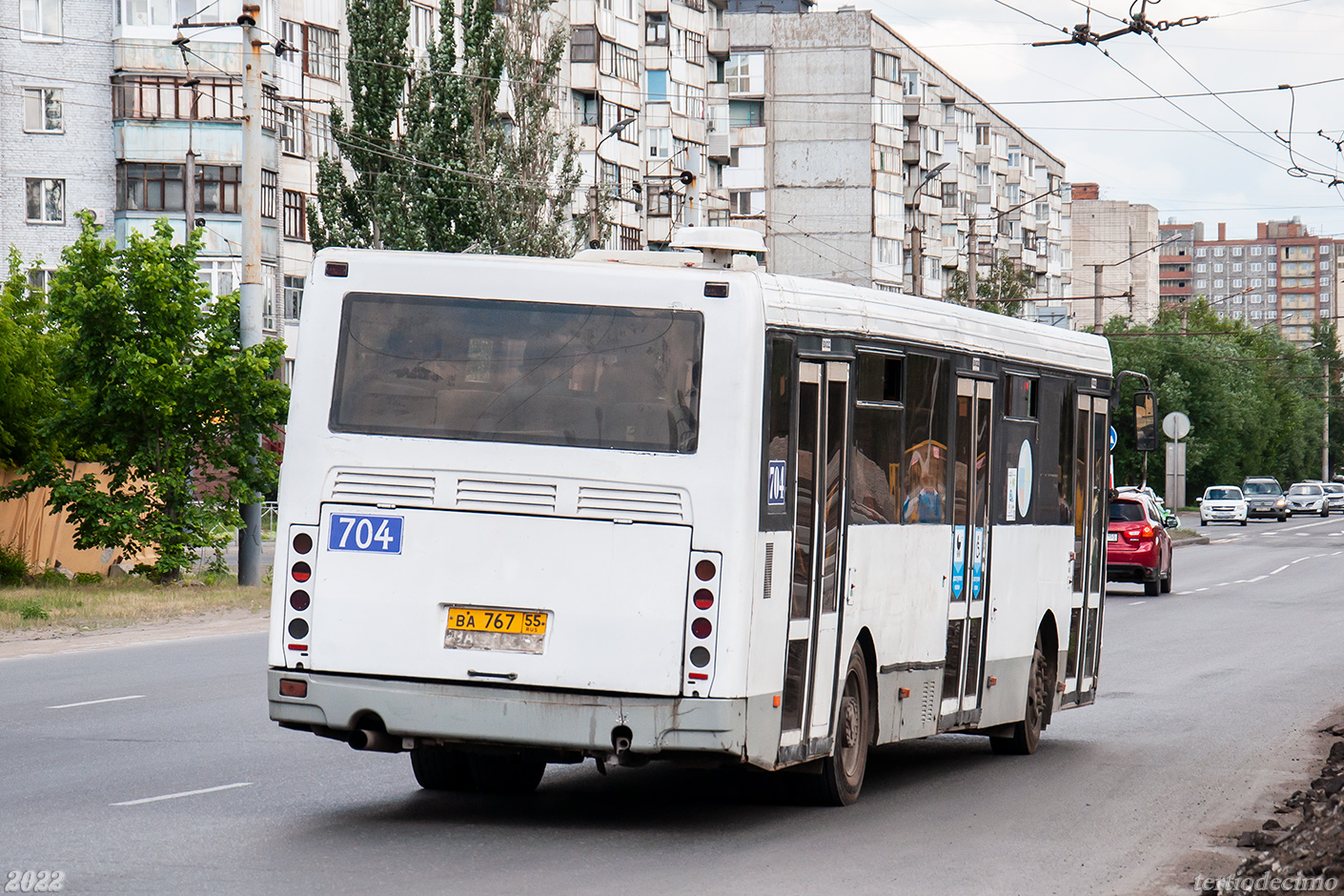 Омская область, ЛиАЗ-5293.00 № 704