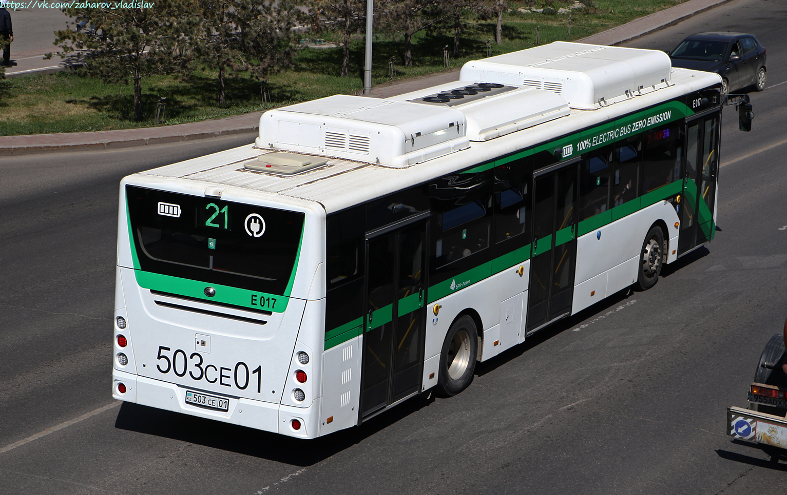 Астана, Yutong E12LF (ZK6128BEVG) (СарыаркаАвтоПром) № E017