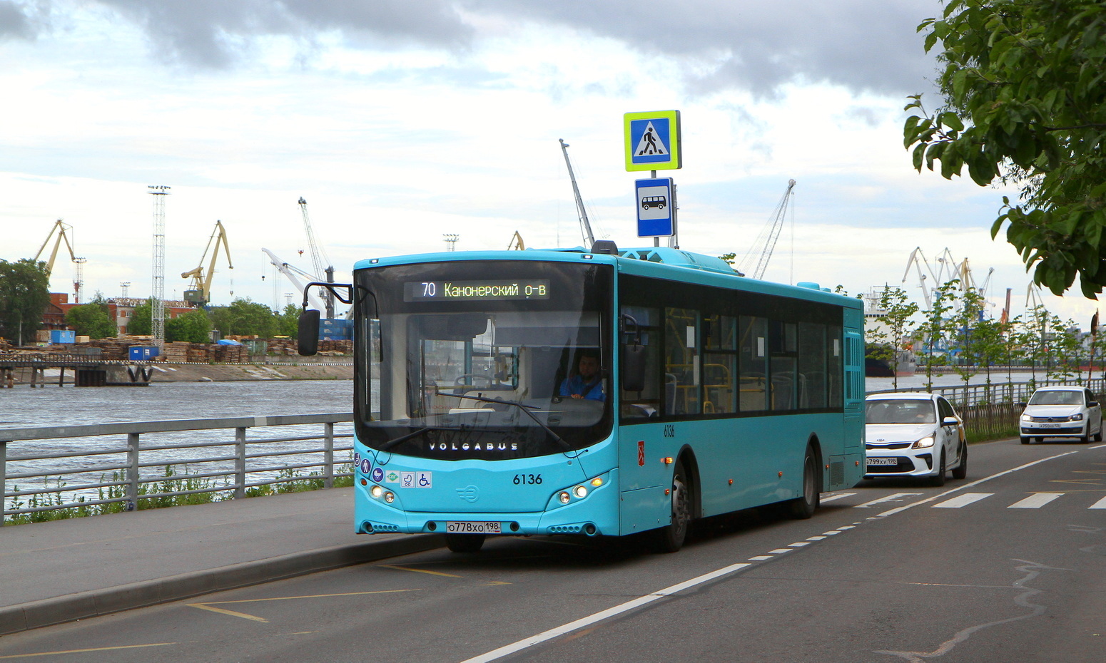 Санкт-Петербург, Volgabus-5270.G2 (LNG) № 6136