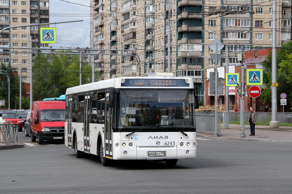 Санкт-Петербург, ЛиАЗ-5292.60 № 6243