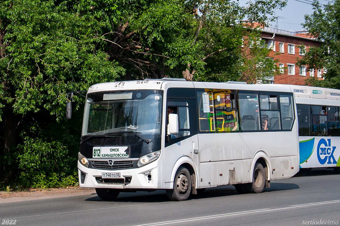 Омская область, ПАЗ-320405-04 "Vector Next" № Т 740 ТО 55