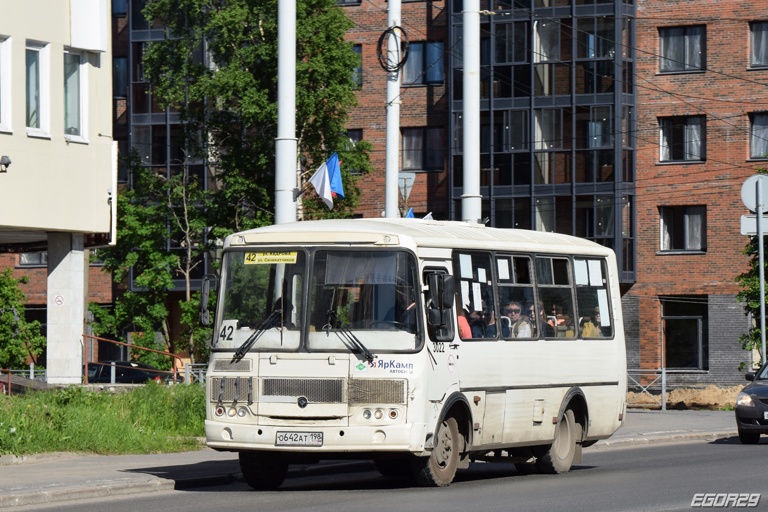 Архангельская область, ПАЗ-320540-22 № 3022