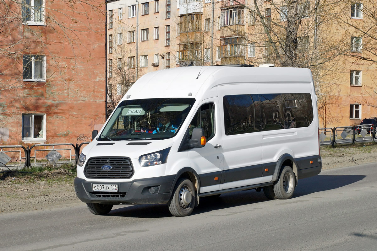 Свердловская область, Ford Transit FBD [RUS] (Z6F.ESG.) № Е 007 НХ 196