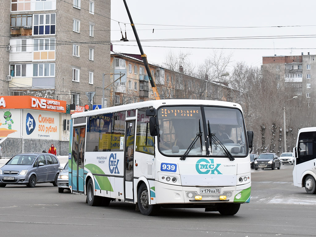 Omsk region, PAZ-320414-04 "Vektor" (1-2) Nr. 939