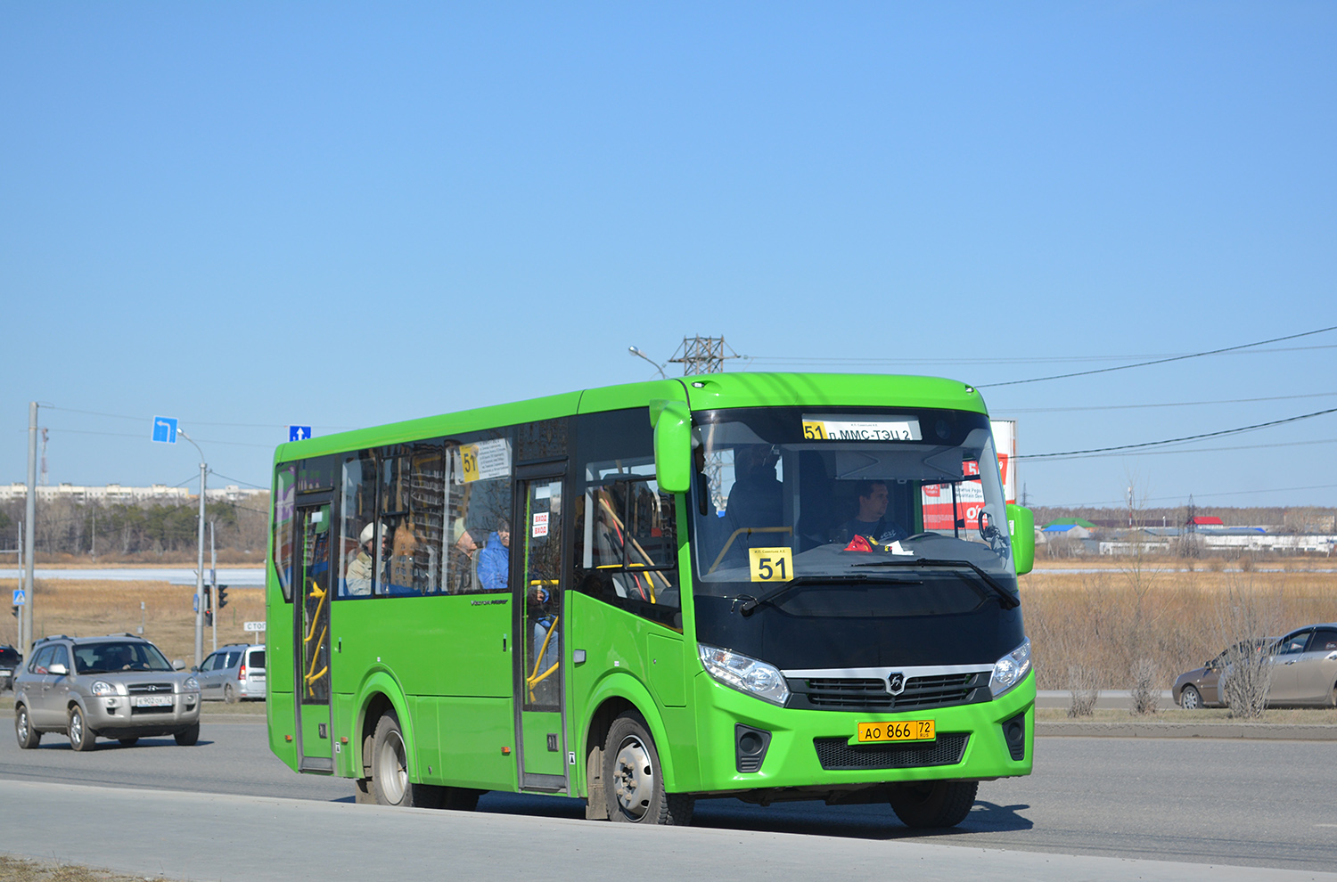 Тюменская область, ПАЗ-320405-04 "Vector Next" № АО 866 72