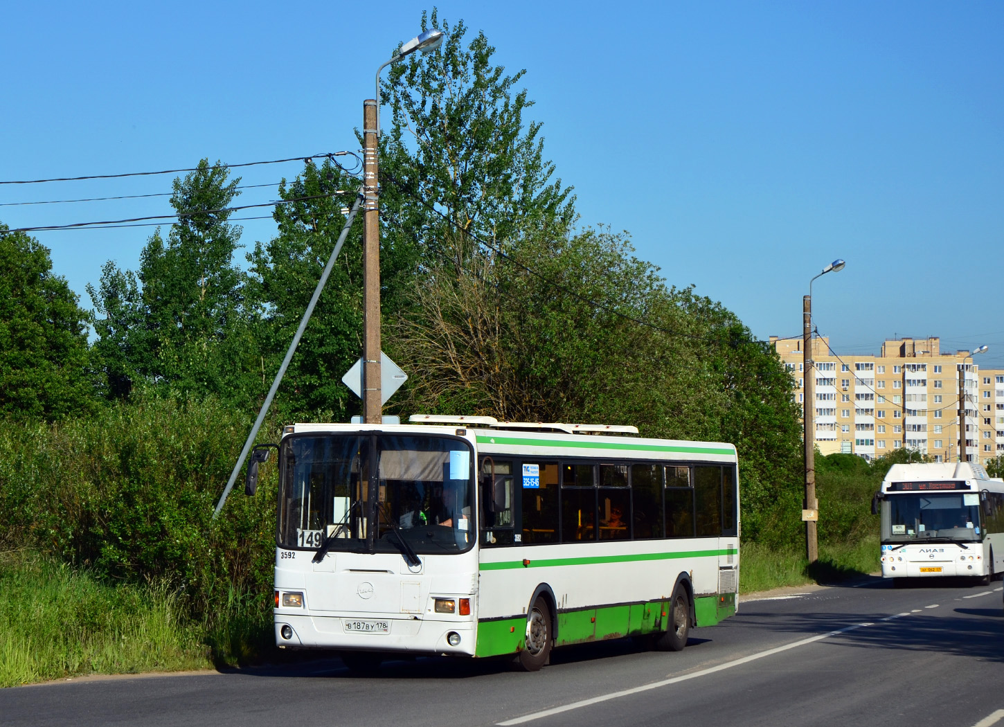 Санкт-Петербург, ЛиАЗ-5293.53 № 3592