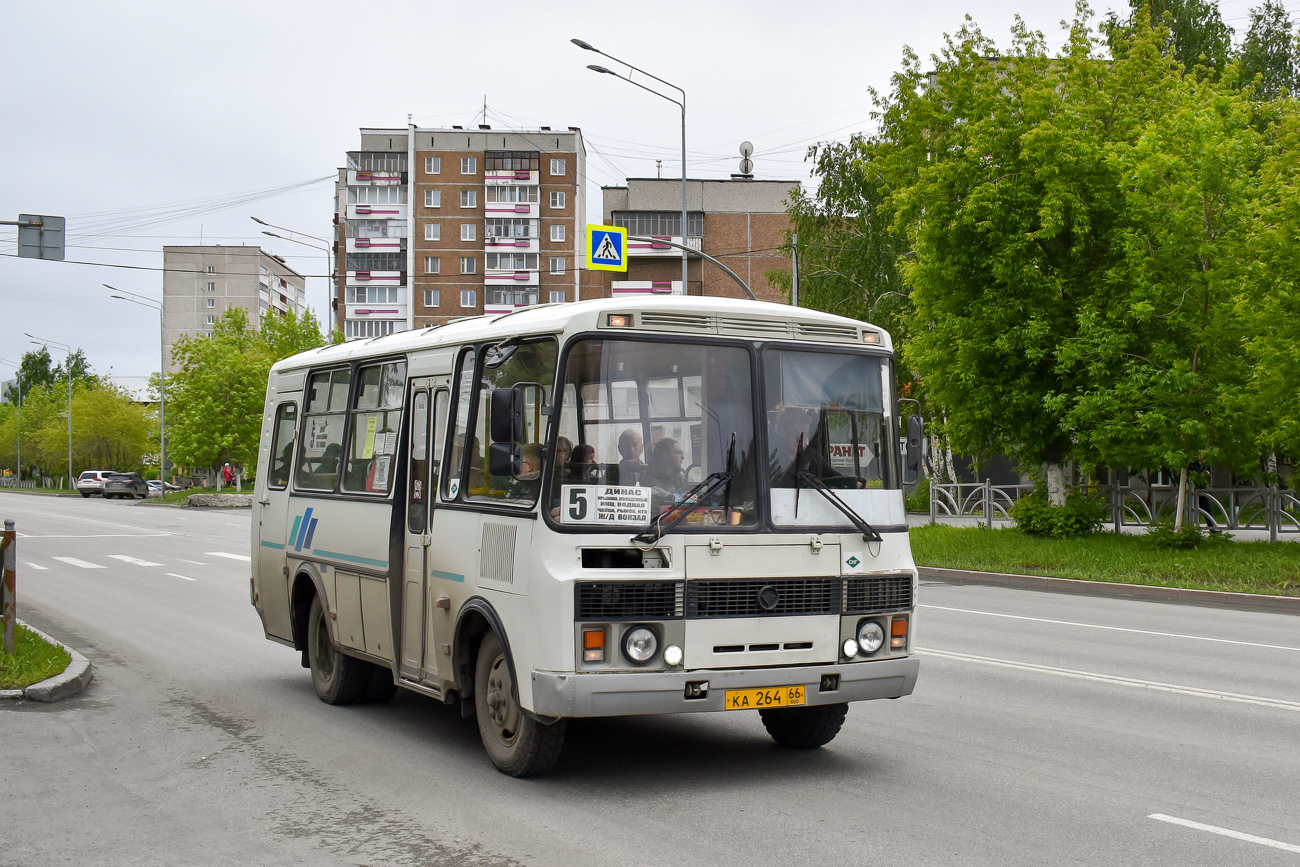 Свердловская область, ПАЗ-32053 № КА 264 66