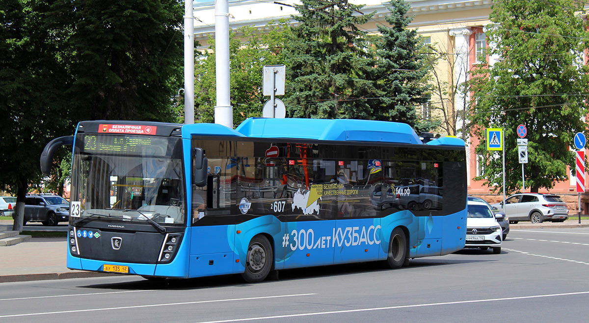 Kemerovo region - Kuzbass, NefAZ-5299-40-57 (CNG) Nr. 607