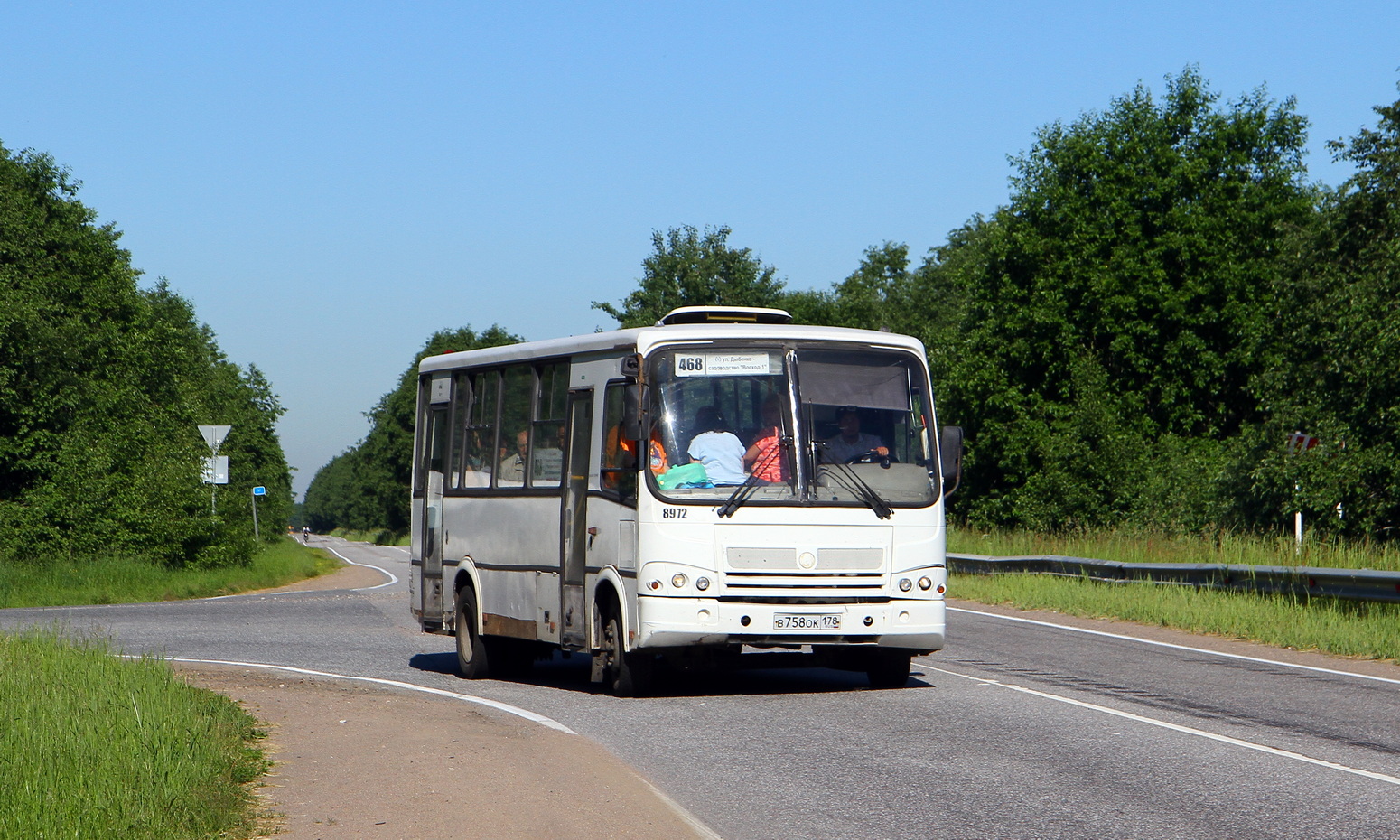 Санкт-Петербург, ПАЗ-320412-05 № 8972