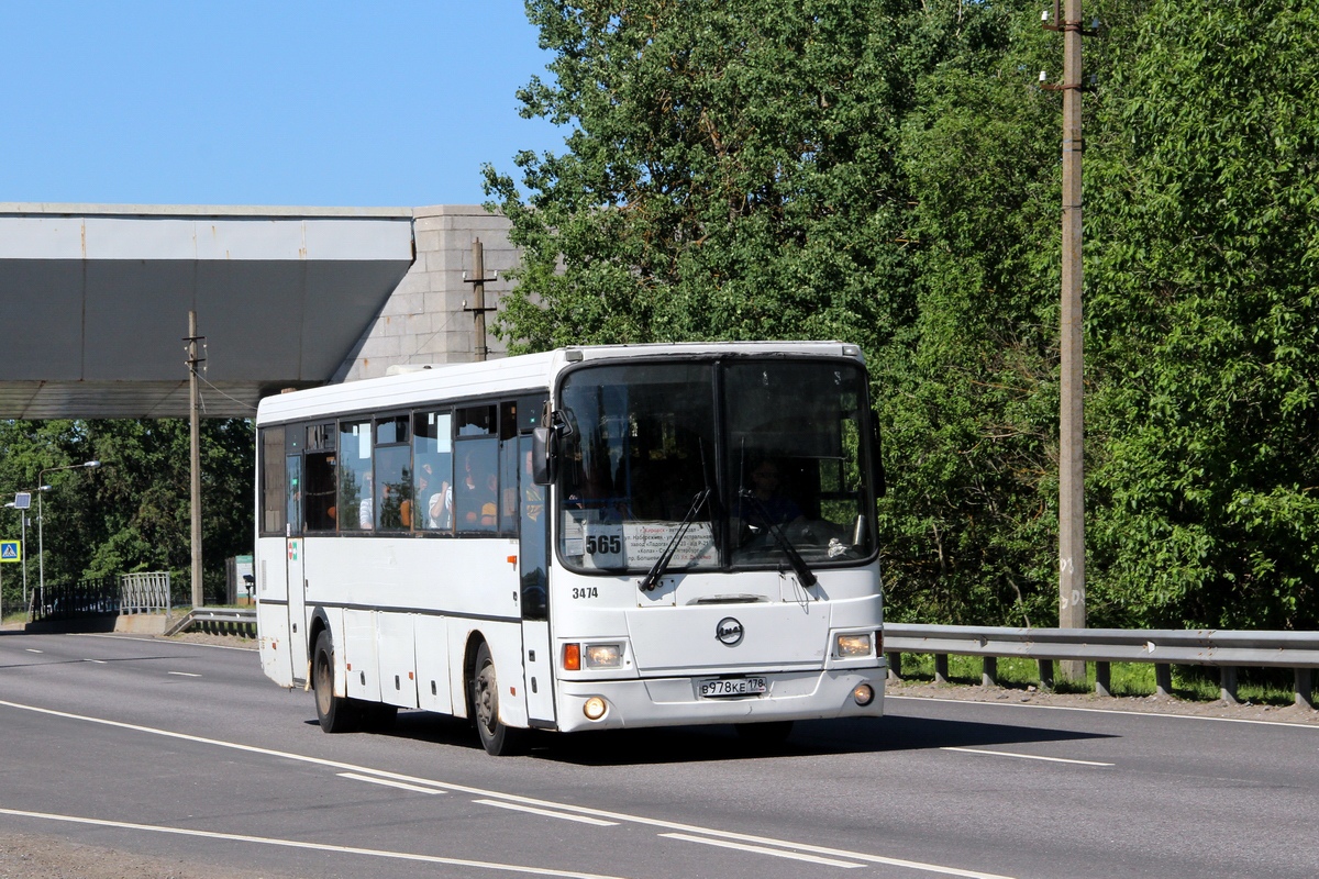 Санкт-Петербург, ЛиАЗ-5256.58 № 3474