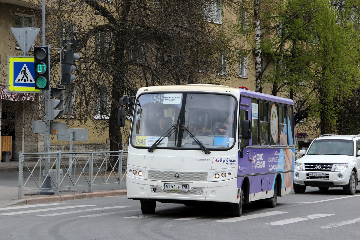 Санкт-Петербург, ПАЗ-320402-05 "Вектор" № В 141 ТН 198