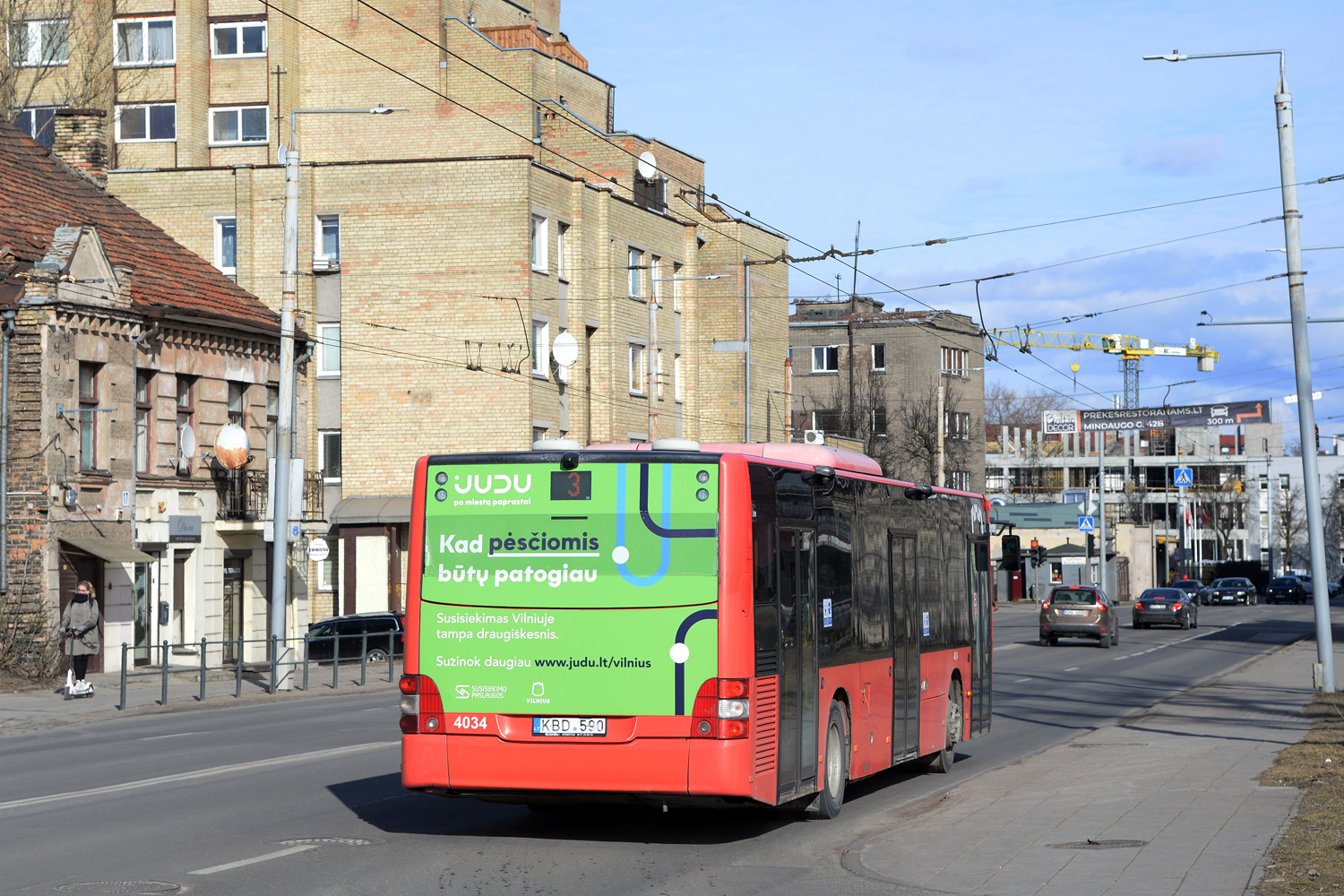 Литва, MAN A21 Lion's City NL273 № 4034