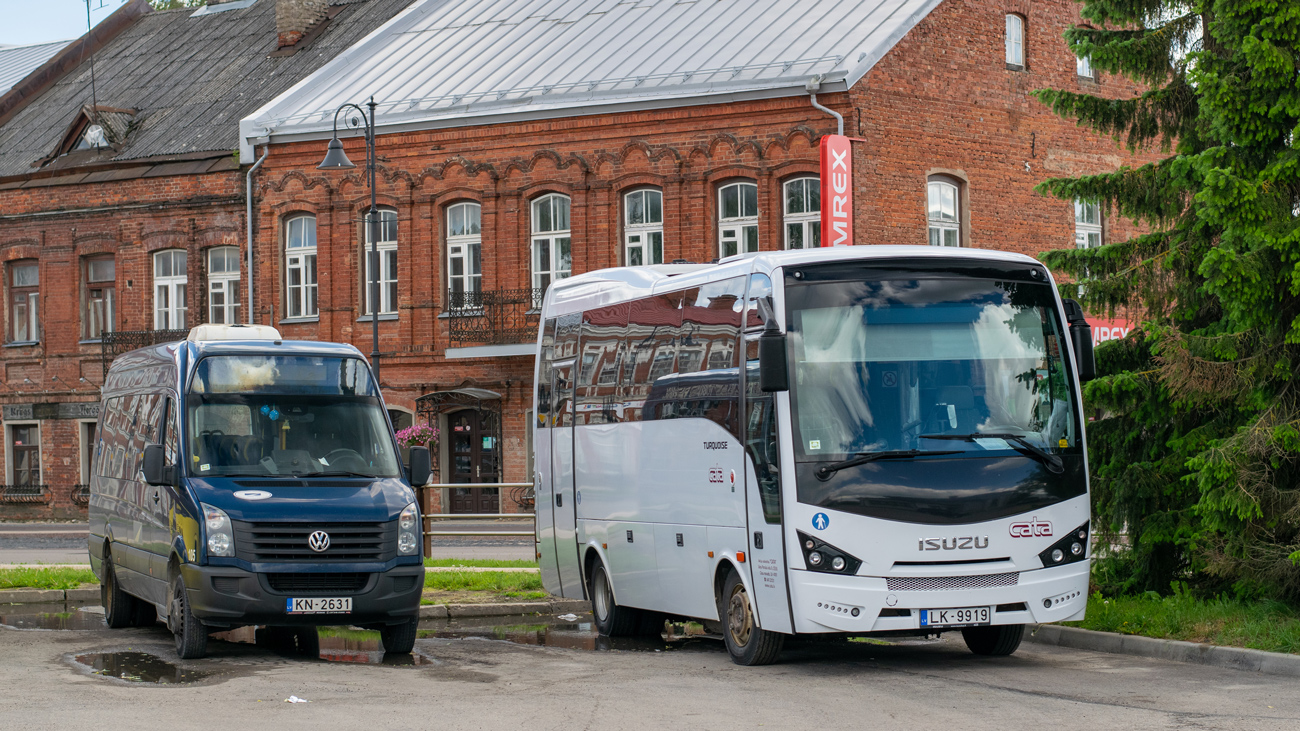 Латвия, Volkswagen Crafter № 105; Латвия, Anadolu Isuzu Turquoise № LK-9919