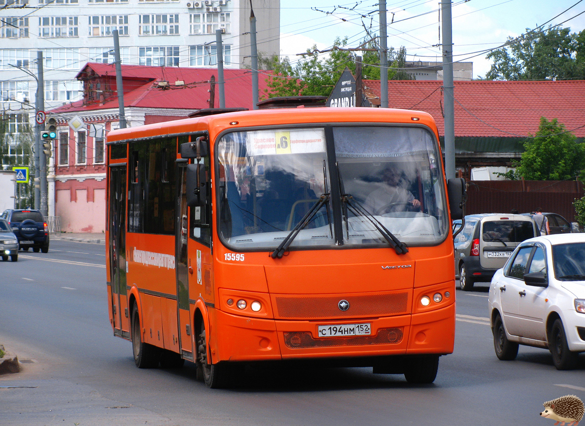 Нижегородская область, ПАЗ-320414-04 "Вектор" № 15595