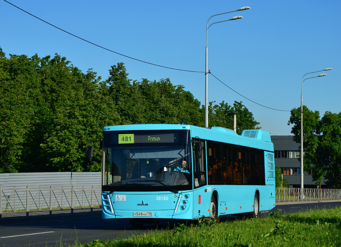 Санкт-Петербург, МАЗ-203.947 № 38182